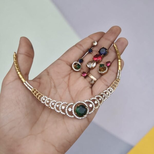 Changeable ad necklace 4 in 1