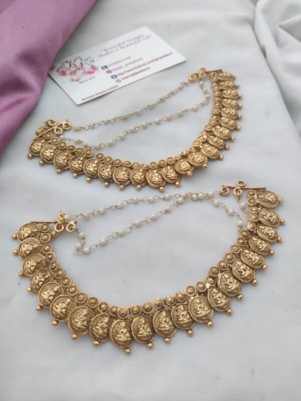 Temple Golden earchain 3
