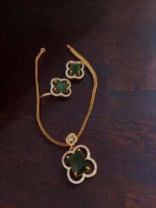 Premium Green necklace set