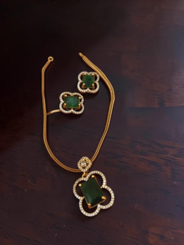 Premium Green necklace set