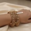 Temple round Lakshmi bangles set of 2