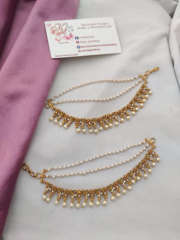 Cz Golden earchain 3