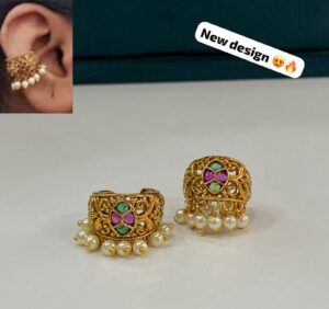 Bugadi stone earrings