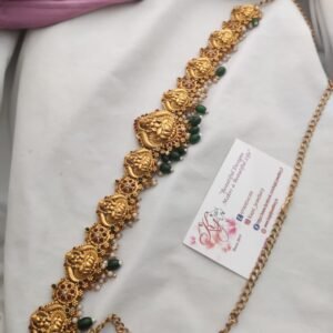 8d12d425-b451-4bde-8520-5507ee4a8859 Hip temple green beads belt