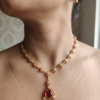 Red necklace set