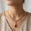 Red necklace set
