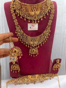 Peacock non semi bridal set