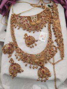 Peacock non idol semi bridal set