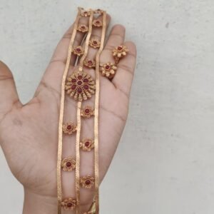 High pink kemp choker sets