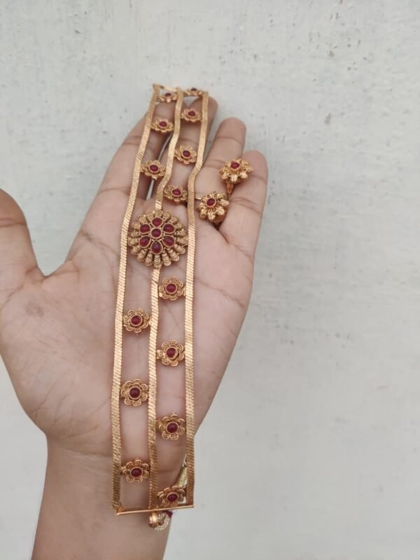 High pink kemp choker sets