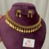 Brass necklace elakathali set 2
