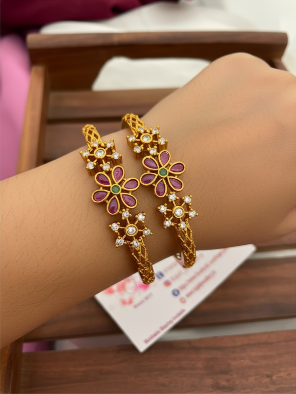 Cz bangles set