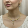 White ad necklace premium set