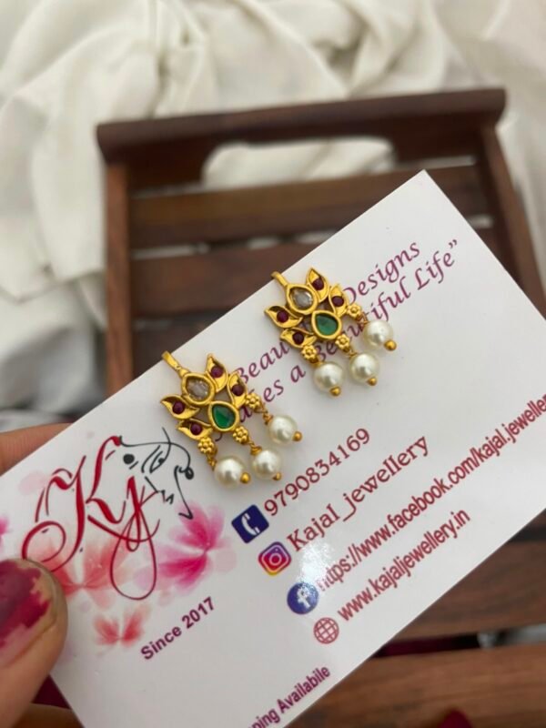 Cz bugadi earrings