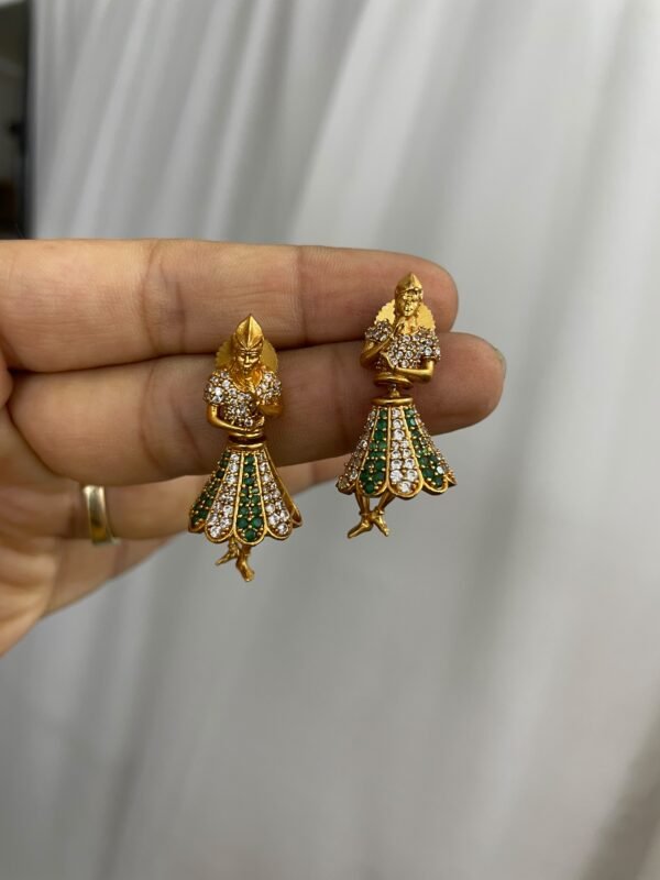 Baby pink earrings