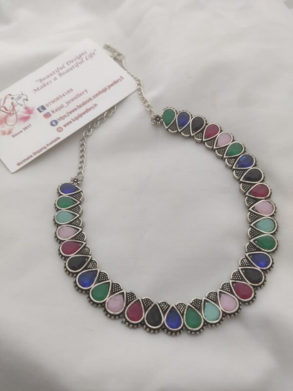 Navratan necklace set