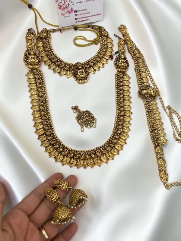 Heavy Kasumalai semi bridal set