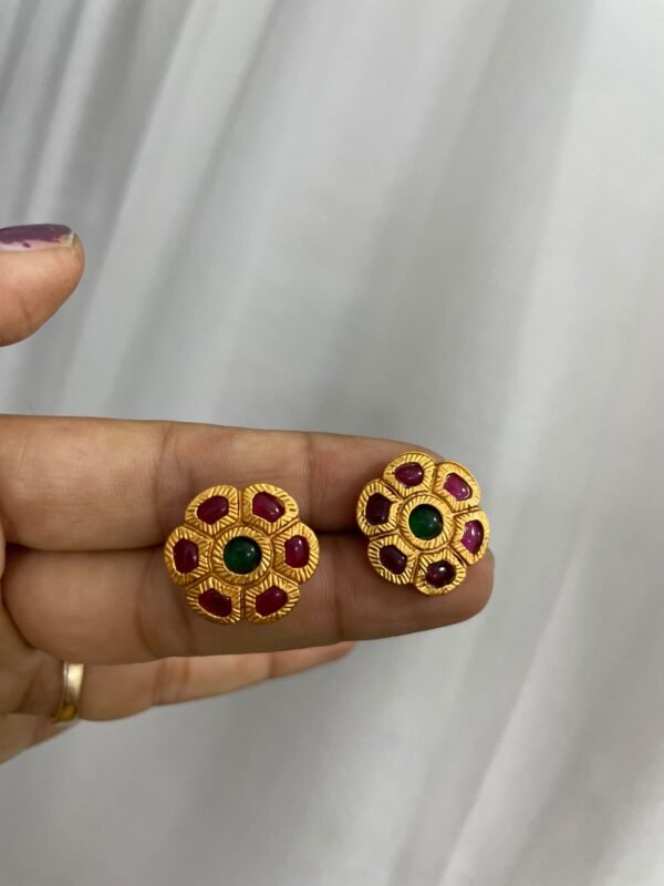Baby pink earrings