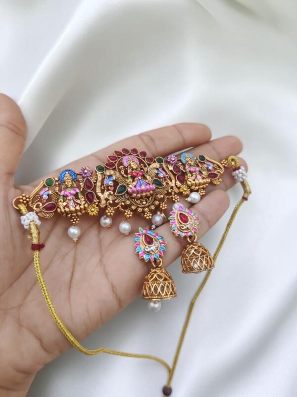 Lakshmi Meenakari choker