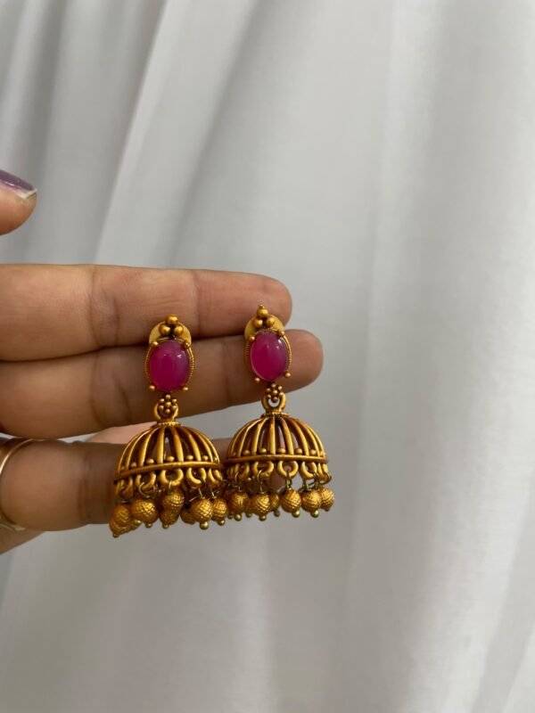 Baby pink earrings