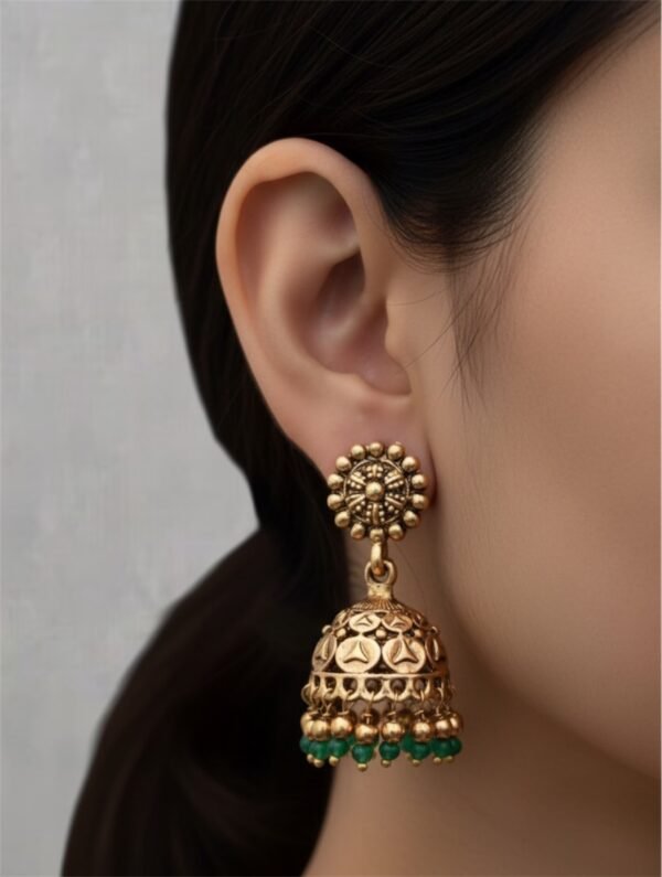 Green jhumki