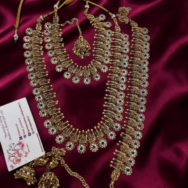 Lakshmi stone semi bridal set