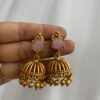 Baby pink earrings