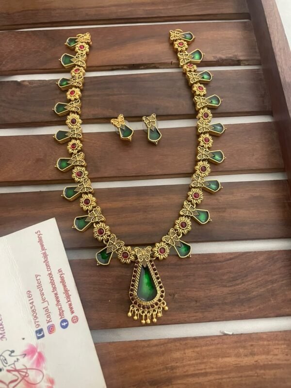 Palakka green mid Harram set