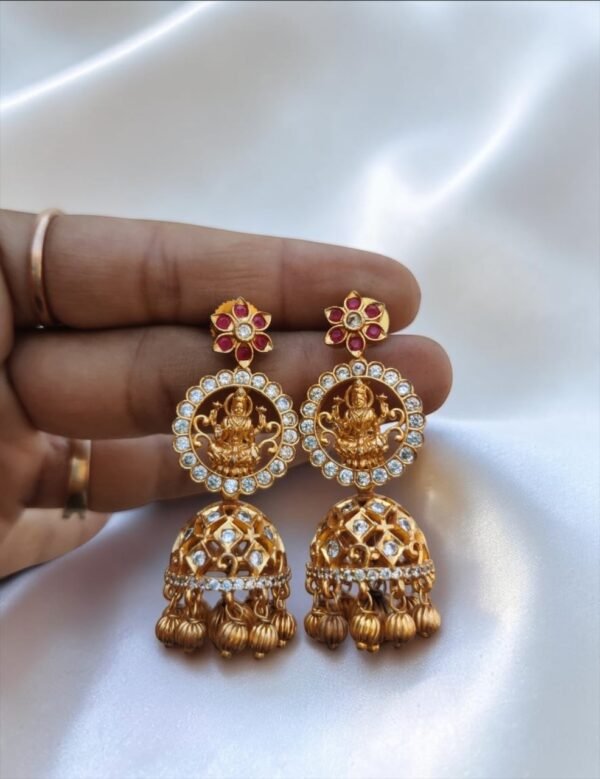 Lakshmi jhumki golden