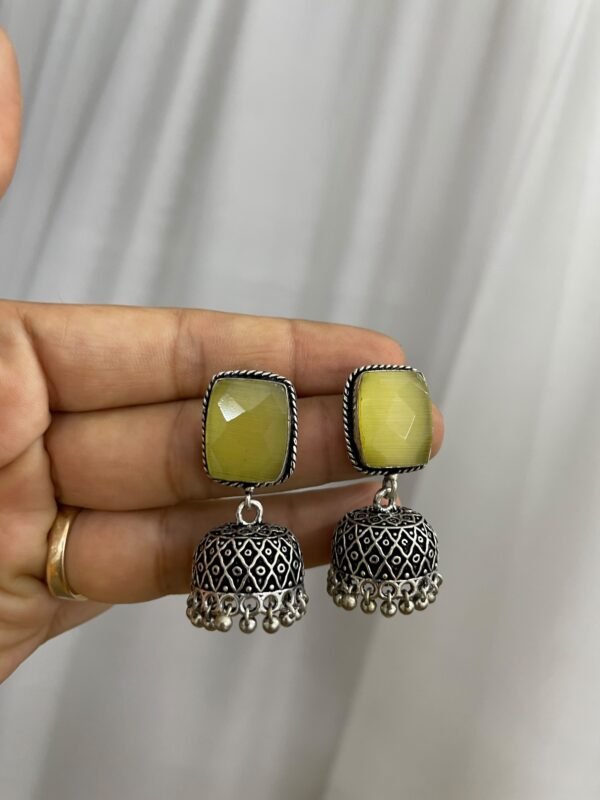 Baby pink earrings