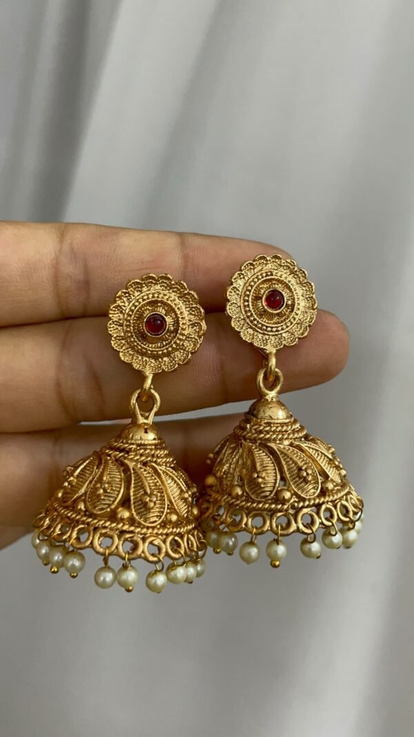 Baby pink earrings