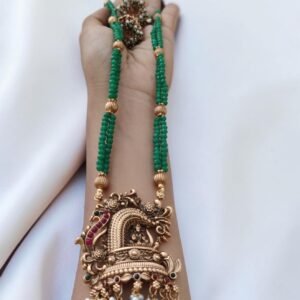 Green Lakshmi mid kemp set