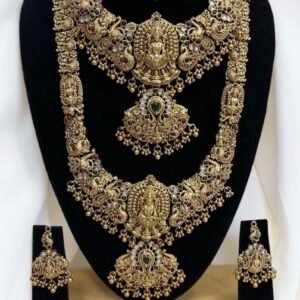 0c4b5b72-bbdd-4492-9c64-fcd1f4e71117-Photoroom Heavy semi temple Lakshmi bridal set