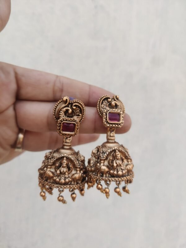 Big peacock jhumki