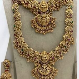 Temple Semi bridal set golden