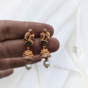 5e7e20f8-fdbe-437f-9fda-5ca76a27a215 Mini cz Earrings jhumki