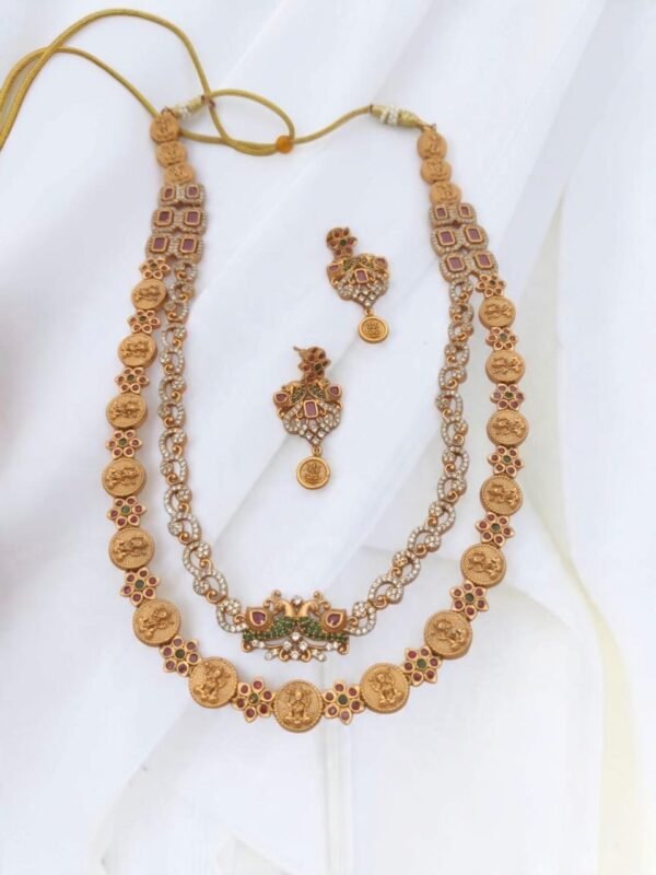 636c6bd9-5af9-491b-b8b5-37bdc799e3ed Cz double premium layer necklace set 2