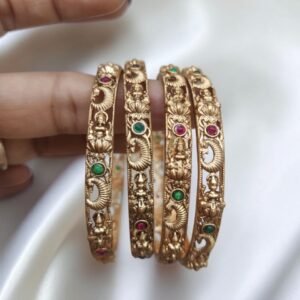 Temple bangles set of 4