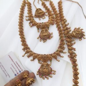 Lakshmi semi bridal temple set