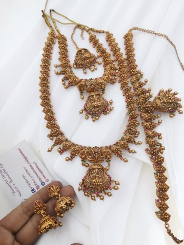 Lakshmi semi bridal temple set