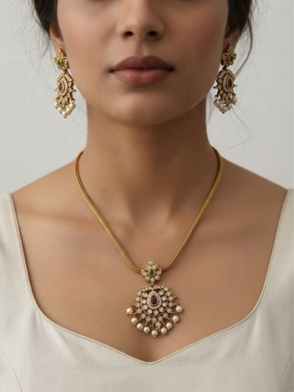 Premium high necklace set