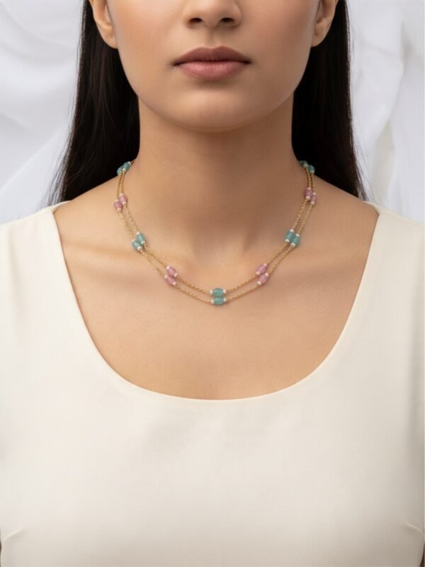 Two layer Pearl chain new design