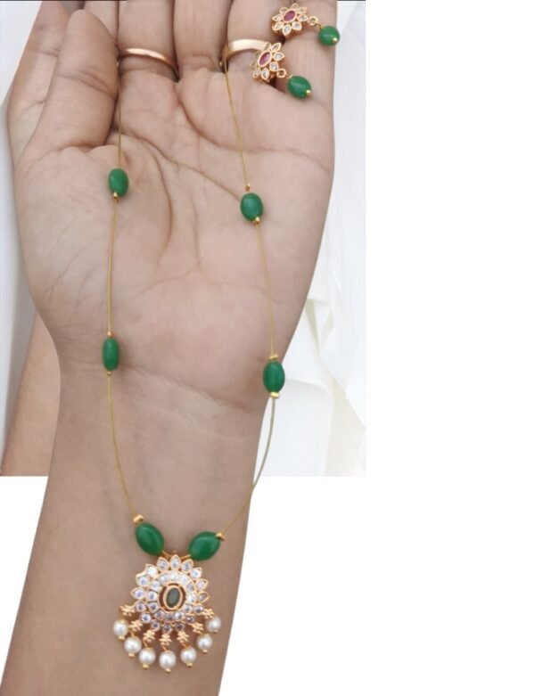 IMG_9596-Photoroom Green invisible necklace set