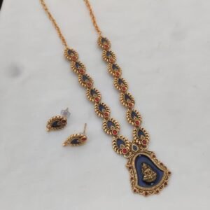 Lakshmi blue kemp set Palakka 2