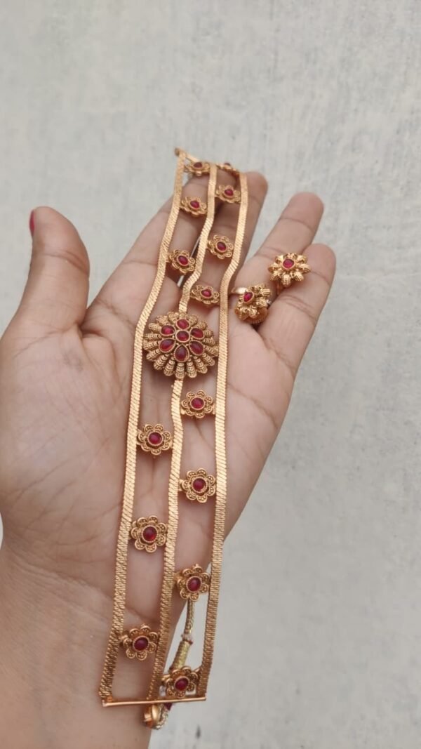 IMG_9785 Pink kemp high choker set