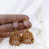 IMG_9903-Photoroom Pink matte jhumki2