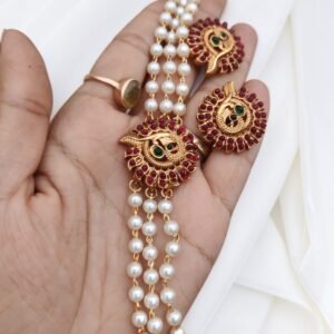 Pearl choker set 2