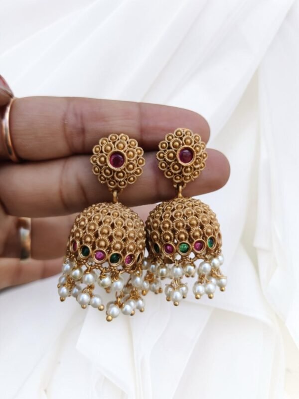 IMG_9943-Photoroom Premium golden round jhumki