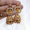 Premium big Lakshmi jhumki with stone 2