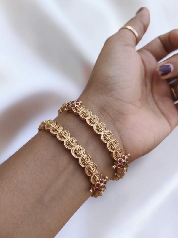 Bangles Lakshmi stone  set of 2 (Copy)